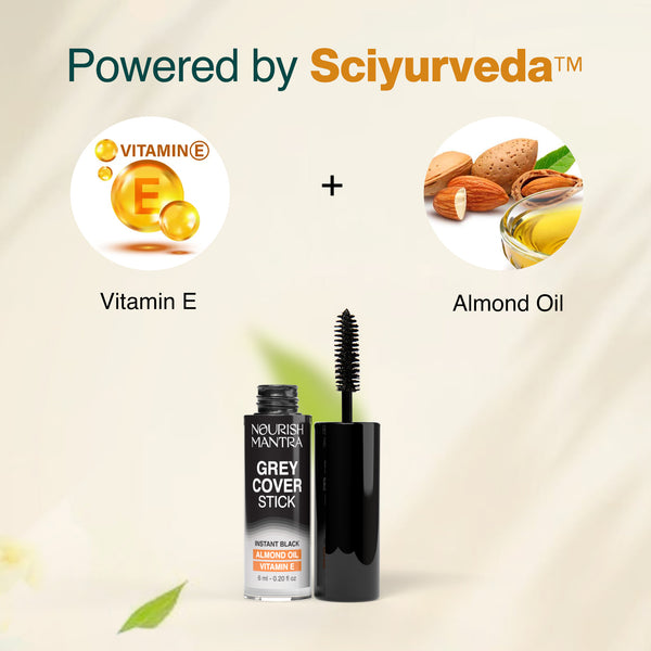 Grey Cover Stick with Almond Oil + Vitamin E