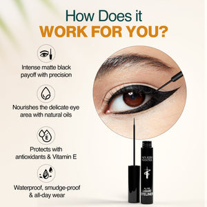 Raven Twin Combo - Black Kajal & Eyeliner