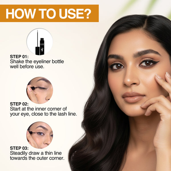 Raven Twin Combo - Black Kajal & Eyeliner
