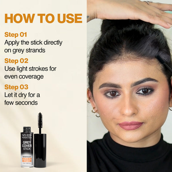 Grey Cover Stick with Almond Oil + Vitamin E